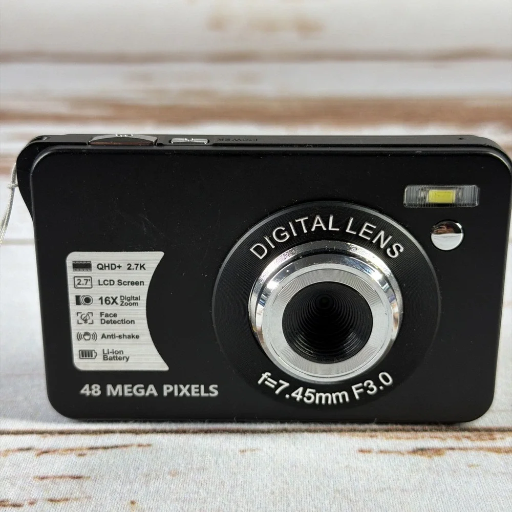 Qiilu Qiiluex1A6Gzfqk Digital Point & Shoot Camera w/ Battery Used